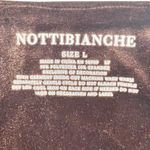 Nottibianche Dark Brown Plush Velour Zip Front Kimono Robe Size L Photo 3