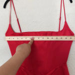 House Of CB  'Olivette' Red Rose Satin Corset Maxi Dress NWOT size S Photo 7