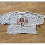New Harvard women's 100% cotton gray t Photo 2