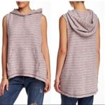 Free People  Knit Striped Sleeveless Hoodie XS Photo 1