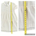 Lovestitch NEW  Summer Breeze Sheer Popover Tunic Cream Small Boho Beachy Light Photo 6