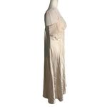 California Dynasty Sleeveless Nightgown Slip M Peach Beaded Adjustable Straps Pink Size M Photo 5