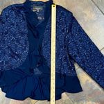 R & M Richards Navy 2-piece Dress Lace Jacket 18W Photo 7