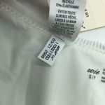 Aerie  Bikini Bottom Cheekier High Cut Ribbed White S Photo 3