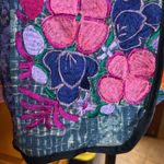 VTG GUATEMALAN PURPLE FLORAL EMBROIDERED VEST Size Large Photo 3