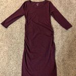 Isabel Maternity  Striped Dress Womens M Used Midi Photo 0