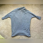 Leo & Nicole  Gray Open Front Long Sleeve Cardigan Sweater - S - EUC Photo 3