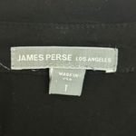 James Perse  Sz S Black Classic Capsule Button Pocket Up Long Sleeve Shirt Women Photo 3
