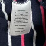 Talbots  Petites Women’s Striped Knit T-shirt Mini Dress Navy Pink White Sz LP Photo 5