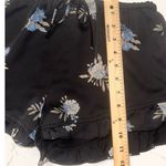 Honey Punch Womens Pull On Comfy Basic Loungewear Ruffle Shorts Floral Black S Photo 7
