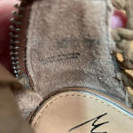 Badgley Mischka Mark & James  Leather Stiletto heel peep toe bootie Brown Size 10 Photo 10