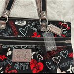 Coach  poppy with hearts Glam Tote Photo 1