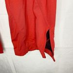 Nike  Yoga Workout Lounge Cropped Legging Pants Red Small (22x26)  Ankle Slit Photo 4