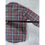 Wrangler Wrancher Shirt Womens Size Large Pearl Snap Pink Plaid Long Sleeve Photo 5