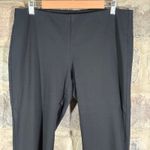 Eileen Fisher Pants Woman's Large Black Stretch Zip Ankle Closet Staple Photo 1