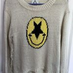 Unif Rare vintage Size Small Smily Face Fringe Knit Sweater Photo 3