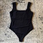 Mara Hoffman NEW  Persephone Square Neck One Piece Swimsuit in Black Size 2X Photo 2