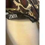 ZARA Satiny Animal Print Midi Skirt Set S/M Photo 4