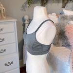 Athletic Works Sports Bra Gray XS Criss Cross Back Photo 3