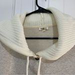 POL Cream and Gray Cardigan with Hooded Design Photo 2