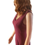 Saks 5th Avenue SAKS 5th Ave V-neck Sleeveless Midi Dress Size 2 Photo 3