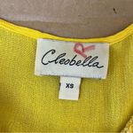 Cleobella  Yellow Ruffle Crop Top Photo 5