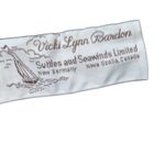 Vintage Vicki Lynn Bardon Suttles & Seawinds Limited Midi Asymmetrical Skirt S Blue Size undefined Photo 6