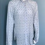 Anthropologie  Holding Horses Blue & White Blouse Photo 0