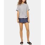 BCBGeneration BCBG Striped Button-Front Top NWT XS Photo 2