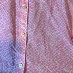 Gap  Pink Snake Print Button Down Shirt Women's Size M Long Sleeve Casual Top Photo 1