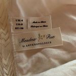 Anthropologie Meadow Rue by Pleated Cream Dress, Size 0 Photo 7