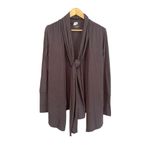 Manduka  Tie Cardigan Brown Gray Medium Photo 2