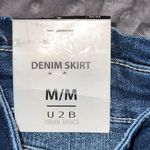 Urban Basics U2B medium mini denim skirt with belt and pockets not lined Blue Size undefined Photo 5