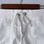 Loft  White Cargo Style Tie Waist Shorts Size 0 Photo 4