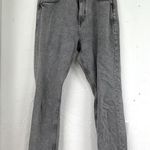 ZARA Straight Leg Grey Gray High Rise Womens Jeans 8 Zip Fly Casual Fall Denim Photo 0