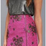 Free People Fuchsia Floral Mini Skirt Photo 3