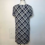 Apt. 9  Black Plaid Shift Dress M | Classic‎ Fall Winter Workwear Tunic Photo 3