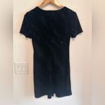 Molly Malloy Vintage Black Velvet Mini Dress with Sparkles Sz S Photo 4