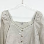 Madewell Corduroy Sweetheart Smocked-Back Top Photo 2