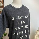 Madewell Tour Guide Grey Sweatshirt Small Photo 3