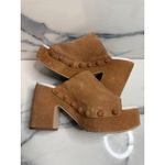 Dolce Vita Mushroom Tan Suede Chunky Platform Emol Sandal Sz 8 Boho Festival Brown Photo 4