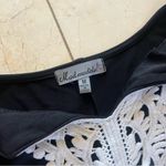 Modmodele Like New Black White Beach Coverup Dress Sz Medium Photo 2