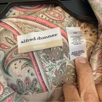 Alfred Dunner Women Paisley Print Lined Shacket Women’s 22 Shoulder Pads Button Pink Size 22W Photo 2