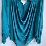 Lost April Green Open Back Button Front Top M Size M Photo 3