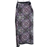 Black Floral Paisley Scarf Photo 1