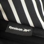 Reebok Black and White Striped One-Piece Swimsuit Size 8 Photo 1
