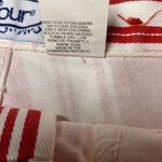 Bonjour Vintage  striped high waisted shorts 3/4 Deadstock Photo 2