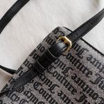 Juicy Couture NWT Black Logo Gold Lock Key Crossbody Bag Glam Photo 5
