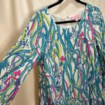 Lilly Pulitzer Colette Tunic Dress in Giraffe Print Bell Sleeve Photo 3