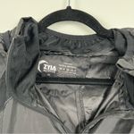 Zyia  Lightweight Full Zip Hooded Wind Breaker‎ Black Sz M Photo 4